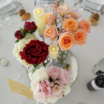 bouquet de fleur centre de table mariage