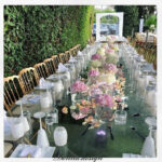 longue table de mariage