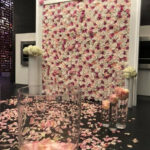 mur de fleurs cérémonie de mariage