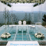 Houppa plexi transparente